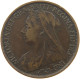 GREAT BRITAIN PENNY 1901 Victoria 1837-1901 #a041 0265 - D. 1 Penny