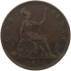 GREAT BRITAIN PENNY 1890 Victoria 1837-1901 #c052 0437 - D. 1 Penny