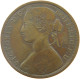 GREAT BRITAIN PENNY 1872 Victoria 1837-1901 #c071 0393 - D. 1 Penny