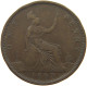 GREAT BRITAIN PENNY 1863 Victoria 1837-1901 #a065 0511 - D. 1 Penny