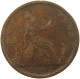 GREAT BRITAIN PENNY 1862 Victoria 1837-1901 #a041 0255 - D. 1 Penny