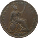 GREAT BRITAIN PENNY 1853 Victoria 1837-1901 #t100 0373 - D. 1 Penny