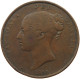 GREAT BRITAIN PENNY 1854 Victoria 1837-1901 #s036 0029 - D. 1 Penny