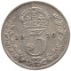 GREAT BRITAIN THREEPENCE 1916 George V. (1910-1936) #c004 0043 - F. 3 Pence