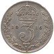 GREAT BRITAIN THREEPENCE 1916 George V. (1910-1936) #c019 0111 - F. 3 Pence