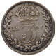 GREAT BRITAIN THREEPENCE 1901 Victoria 1837-1901 #t078 0415 - F. 3 Pence