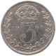 GREAT BRITAIN THREEPENCE 1900 Victoria 1837-1901 #t162 0287 - F. 3 Pence