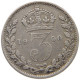 GREAT BRITAIN THREEPENCE 1900 Victoria 1837-1901 #s038 0713 - F. 3 Pence