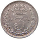 GREAT BRITAIN THREEPENCE 1895 Victoria 1837-1901 #t112 1353 - F. 3 Pence