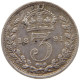 GREAT BRITAIN THREEPENCE 1891 Victoria 1837-1901 #t078 0349 - F. 3 Pence