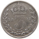 GREAT BRITAIN THREEPENCE 1891 Victoria 1837-1901 #a004 0365 - F. 3 Pence