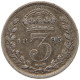 GREAT BRITAIN THREEPENCE 1895 Victoria 1837-1901 #c016 0339 - F. 3 Pence