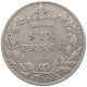 GREAT BRITAIN SIXPENCE 1906 Edward VII., 1901 - 1910 #t158 0395 - H. 6 Pence