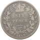 GREAT BRITAIN SIXPENCE 1859 Victoria 1837-1901 #a033 0621 - H. 6 Pence