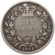 GREAT BRITAIN SIXPENCE 1831 WILLIAM IV. (1830-1837) #s045 0445 - H. 6 Pence