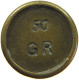 GREAT BRITAIN WEIGHT  50 GRAINS COIN WEIGHT #sm03 0345 - Autres & Non Classés