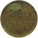 GREAT BRITAIN WEIGHT  200 GRAIN COIN WEIGHT #sm03 0301 - Autres & Non Classés