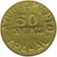 SPAIN 50 CENTIMOS  ARAHAL #t152 0019 - Other & Unclassified