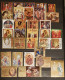 ROMANIA PAINTINGS RELIGIOUS LOT USED - Used Stamps