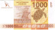 K4 Nouvelle Caledonie Caledonia Billet Banque Monnaie Banknote IEOM 1000 F Cagou Perruche Tortue Turtle Mint UNC - Territorios Francés Del Pacífico (1992-...)