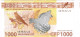 J2 Nouvelle Caledonie Caledonia Billet Banque Monnaie Banknote IEOM 1000 F Cagou Perruche Tortue Turtle Mint UNC - French Pacific Territories (1992-...)