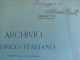 Archivio Storico Italiano Necrologia Achille Coen Con Autografo Alberto Olivetti 1923 Regia Deputazione Di Storia Patria - History, Biography, Philosophy