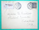 N°628 5F ARC DE TRIOMPHE SEUL SUR LETTRE RECOMMANDE FONTAINEBLEAU DERNIER JOUR DU TARIF 1945 LETTRE COVER FRANCE - 1944-45 Arco Del Triunfo