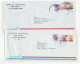 5 X DOMINICAN REPUBLIC Air Mail COVERS Orchid Flower Sport Olympics Gun Olympic Games Children Stamps Cover - Dominicaine (République)