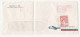 5 X DOMINICAN REPUBLIC Air Mail COVERS Orchid Flower Sport Olympics Gun Olympic Games Children Stamps Cover - Dominicaine (République)
