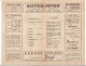 Programme, 1952, Courses De Motos, épreuve Militaire, 350 Cc, 500 Cc, Démonstration De Side Car, TOURS,  Frais Fr 1.75e - Programme