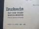 DDR 1961 Drucksache Der Stadt Quedlinburg Mit Freistempel Quedlinburg Der Rat Der Stadt Als Ortsbrief! - Lettres & Documents