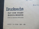 DDR 1961 Drucksache Der Stadt Quedlinburg Mit Freistempel Quedlinburg Der Rat Der Stadt Als Ortsbrief! - Covers & Documents