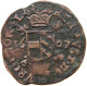 SPANISH NETHERLANDS DUIT 1607 Albert & Isabella (1598-1621) #t089 0053 - 1556-1713 Spanish Netherlands