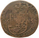 SPANISH NETHERLANDS OORD 1681 CARLOS II (1665-1700) DOUBLE STRUCK DATE #t063 0525 - 1556-1713 Spaanse Nederlanden