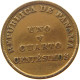 PANAMA 1 1/4 CENTESIMOS 1940  #s052 0037 - Panamá