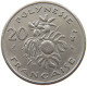 POLYNESIA 20 FRANCS 1970  #a013 0813 - French Polynesia