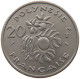 POLYNESIA 20 FRANCS 1967  #a053 0829 - Polinesia Francesa