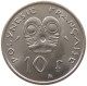 POLYNESIA 10 FRANCS 1973  #s079 0477 - Französisch-Polynesien