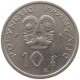 POLYNESIA 10 FRANCS 1967  #c038 0039 - Polinesia Francese