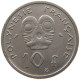 POLYNESIA 10 FRANCS 1967  #a053 0807 - French Polynesia