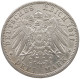 PREUSSEN 3 MARK 1911  #t140 0713 - 2, 3 & 5 Mark Plata