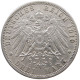 PREUSSEN 3 MARK 1910 Wilhelm II. (1888-1918) #c058 0237 - 2, 3 & 5 Mark Zilver