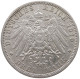 PREUSSEN 3 MARK 1910 Wilhelm II. (1888-1918) #c058 0235 - 2, 3 & 5 Mark Silber