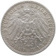 PREUSSEN 3 MARK 1909 Wilhelm II. (1888-1918) #c048 0197 - 2, 3 & 5 Mark Silver