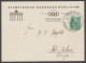 1930 IOC Congress In Berlin Printed Card With 5pf Tied By Special Olympic Congress Cds - Sommer 1936: Berlin