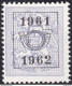 1961 PRE714** Zonder Scharnier.Heraldieke Leeuw:5c.Opdruk 1961-1962.OBP 8,5 Euro - Typos 1951-80 (Ziffer Auf Löwe)