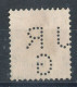 Suisse N°119 (o)  Perforé J R G - Perforadas