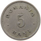 ROMANIA 5 BANI 1900 Carol I. 1866-1914 #s067 1087 - Roumanie