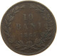 ROMANIA 10 BANI 1867 WATT CO Carol I. 1866-1914 #a084 0085 - Roumanie