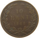 ROMANIA 10 BANI 1867 Carol I. 1866-1914 #a008 0341 - Roumanie